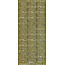 Sticker Glitter dekorative mærkat, 10 x 23cm, stjerner.