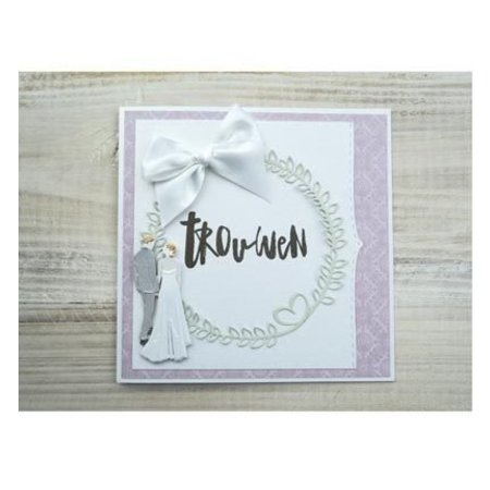 Marianne Design Punching and embossing template: Laurel