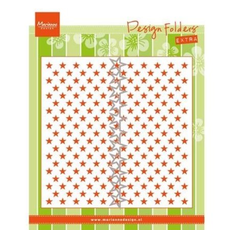 Marianne Design Embossingsfolder + Stanschablone: Sterne
