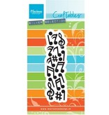 Marianne Design Stamping and embossing folder: music