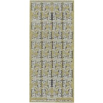 Glitter dekorative mærkat, 10 x 23cm, store stjerner.