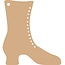 Objekten zum Dekorieren / objects for decorating Ladies ankel boot, 160 x 77mm, MFD