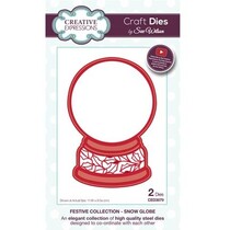 NEW: punching and embossing template: snow globe