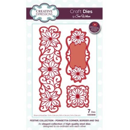 Creative Expressions NEW: punching and embossing template: Christmas Scene