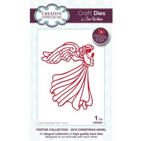Creative Expressions NEW: punching and embossing template: Angel