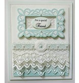 Creative Expressions Bokse og preging sjablong Filigree Border