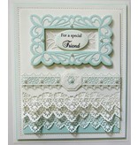 Creative Expressions Punching and embossing stencil Filigree Border