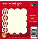 KARTEN und Zubehör / Cards Luxus Karten Layouts, 3 Stück