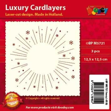 KARTEN und Zubehör / Cards Luxury kortoppsett, 3 stykker