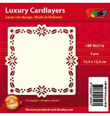 KARTEN und Zubehör / Cards Luxury card layouts, 3 pieces