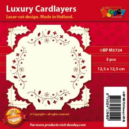 KARTEN und Zubehör / Cards Luxury card layouts, 3 pieces