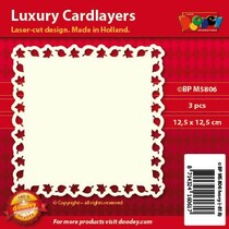 Luxury kortoppsett, 3 stykker