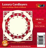 KARTEN und Zubehör / Cards Luxus Karten Layouts, 3 Stück