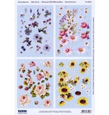 BILDER / PICTURES: Studio Light, Staf Wesenbeek, Willem Haenraets 3D Stanzbogen + 1 Hintergrundbogen : Blumen
