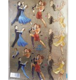 BILDER / PICTURES: Studio Light, Staf Wesenbeek, Willem Haenraets 3D Stanzbogen Metallic LOOK : Tanzpaare