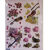 BILDER / PICTURES: Studio Light, Staf Wesenbeek, Willem Haenraets 3D Stanzbogen + 1 Hintergrundbogen: Brautsträuße