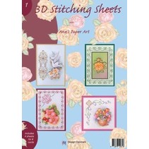 Boek met 3D Stitching Sheets en No.1