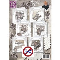 Complete Card Set for 6 great Winter Cards