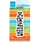 Marianne Design Ponsen en embossing sjabloon: Motieven voor kat en hond