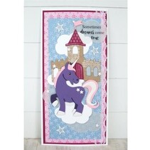 Punching and embossing template: Ponies