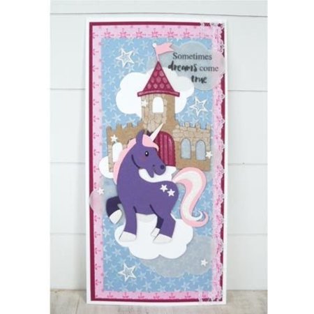 Marianne Design Ponsen en embossing sjabloon: Ponies