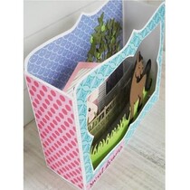 Ponsen en embossing sjabloon: BOX kaart