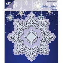 Puncionar e gravação em relevo modelos: O inverno deseja Doilie