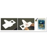 BASTELZUBEHÖR / CRAFT ACCESSORIES Lâmpada conduzida + 1 formato de cartão de LED A6 + envelope