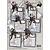 BASTELSETS / CRAFT KITS: Set completo per 6 biglietti di condoglianze