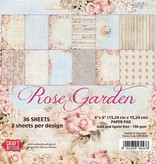 DESIGNER BLÖCKE  / DESIGNER PAPER Bloc Designer, 30,5 x 30,5 cm, "Rose Garden"