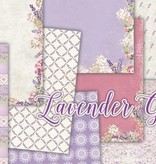 DESIGNER BLÖCKE  / DESIGNER PAPER Designer Block, 30,5 x 30.5cm, "Lavender Garden"