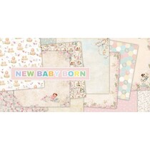 Designerblock, 30,5 x 30,5cm, "New Baby Born"