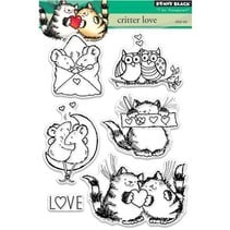 Transparent Stempel: Critter love