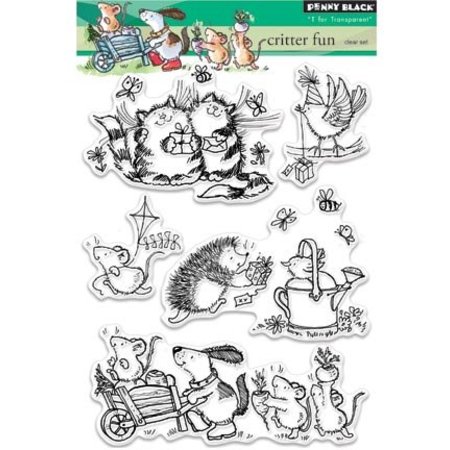 Penny Black Transparent stamp: Critter Fun