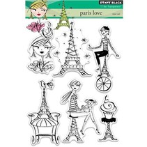 Transparent Stempel: Paris love