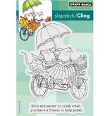 Penny Black Gummi stempel: Tandem