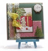 Wild Rose Studio`s Transparent Stempel, Teddy mit Geschenk