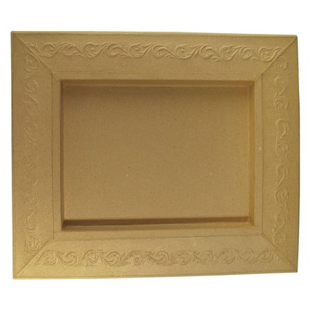 Objekten zum Dekorieren / objects for decorating Schadowbox, Rahmen: Ornament, rechteckig, 31,5x37,5x2,5 cm