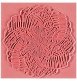 BASTELZUBEHÖR / CRAFT ACCESSORIES estera textura, Música, 90 x 90 mm, 1 pieza