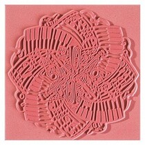 Textuur mat, muziek, 90 x 90 mm, 1 stuk