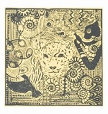 BASTELZUBEHÖR / CRAFT ACCESSORIES esteira textura, África, 90 x 90 mm, 1 peça