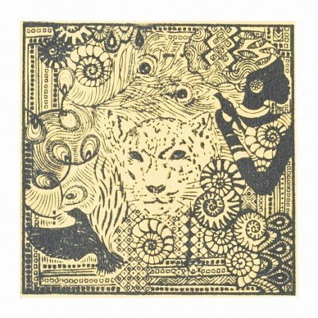 BASTELZUBEHÖR / CRAFT ACCESSORIES esteira textura, África, 90 x 90 mm, 1 peça