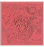 BASTELZUBEHÖR / CRAFT ACCESSORIES Texture mat, Afrika, 90 x 90 mm, 1 stk