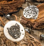 BASTELZUBEHÖR / CRAFT ACCESSORIES Collier met ovale kruis, Schmuckband