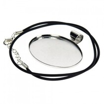 Collier med ovalt kors, Schmuckband