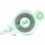 BASTELZUBEHÖR / CRAFT ACCESSORIES Lijm Roller met zelfklevende stippen, niet permanent, refill