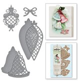 Spellbinders und Rayher Stanz- und Prägeschablone, Weihnachtsmotive