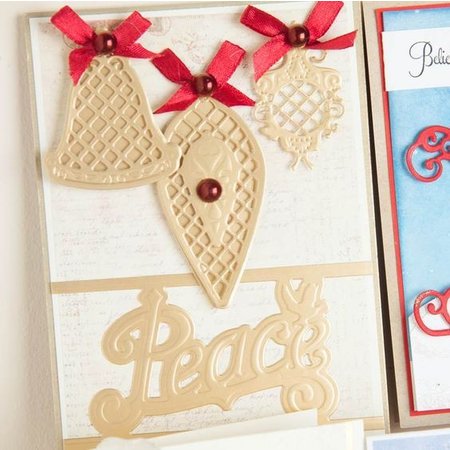 Spellbinders und Rayher Stanz- und Prägeschablone, Weihnachtsmotive