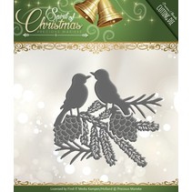 Punching and embossing template: Birds