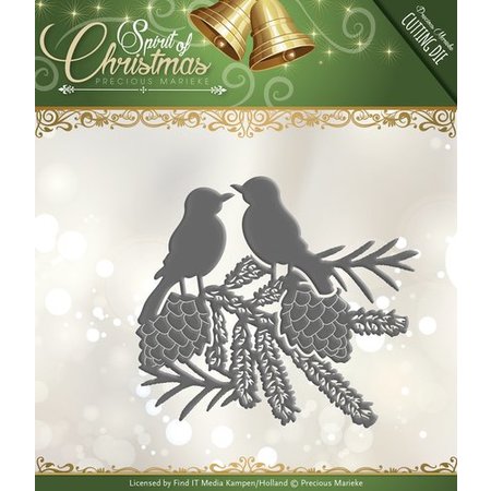 Precious Marieke Punching and embossing template: Birds